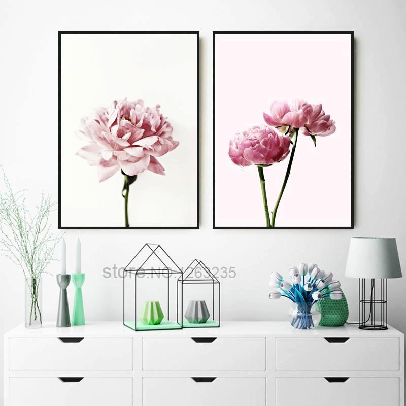Summer Peony Wall Art - Nordic Side - 