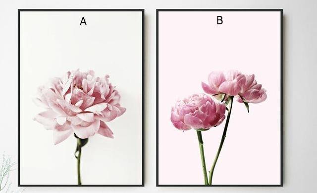 Summer Peony Wall Art - Nordic Side - 