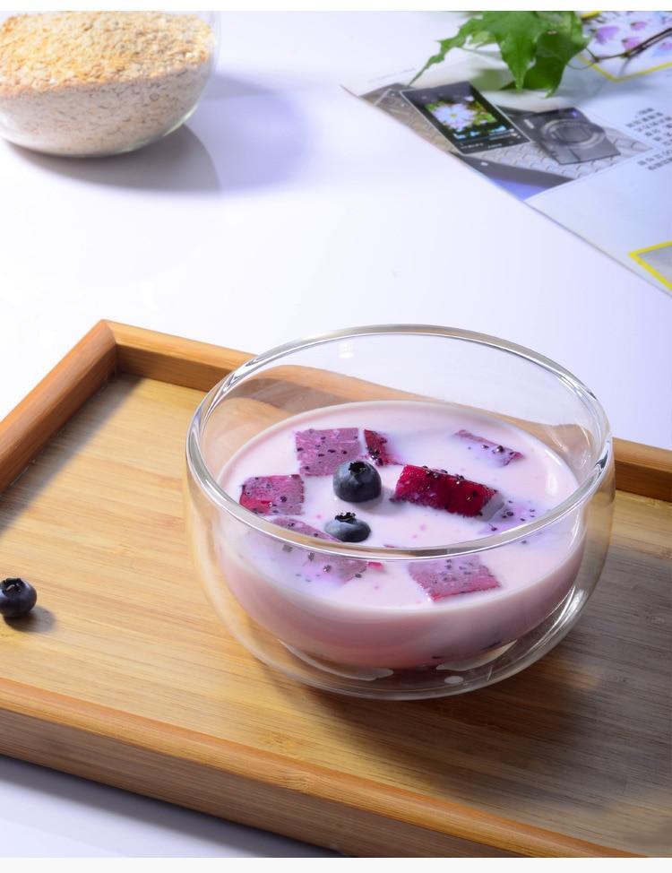 Double Layer Transparent Bowl - Nordic Side - 