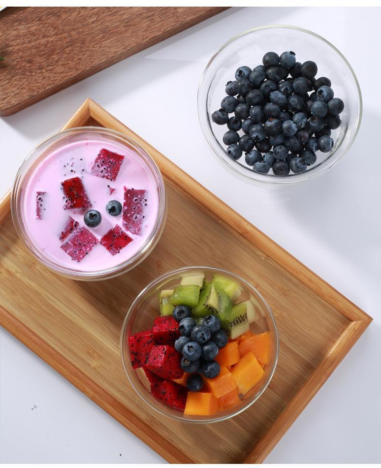 Double Layer Transparent Bowl - Nordic Side - 