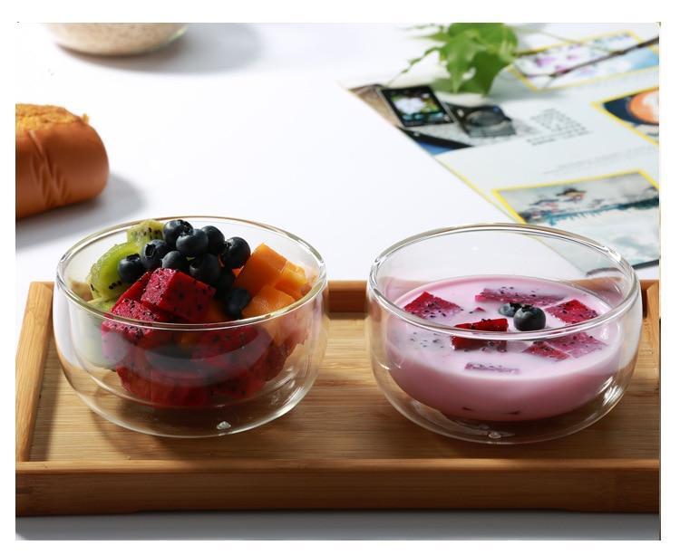 Double Layer Transparent Bowl - Nordic Side - 