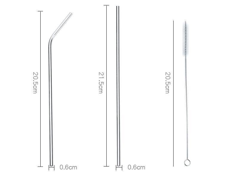 Stainless Steel Straw - Nordic Side - 