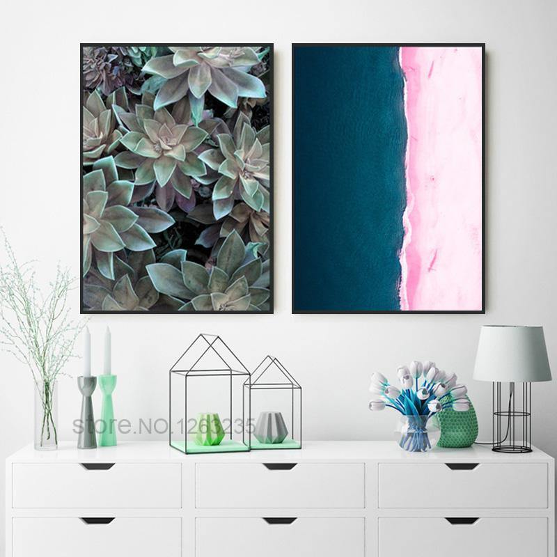 Graphic Summer Landscape Wall Art - Nordic Side - 