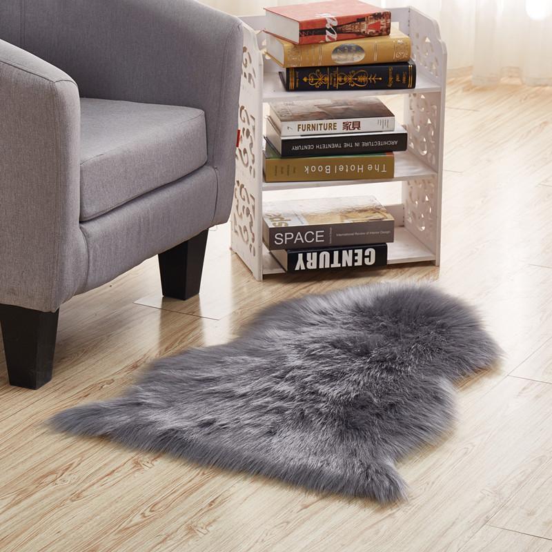 Imitation Sheepskin Shaggy Wool Rug - Nordic Side - feed-cl0-over-80-dollars