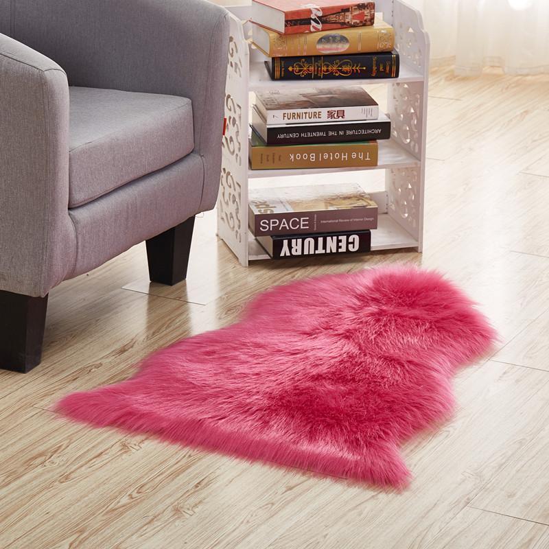 Imitation Sheepskin Shaggy Wool Rug - Nordic Side - feed-cl0-over-80-dollars
