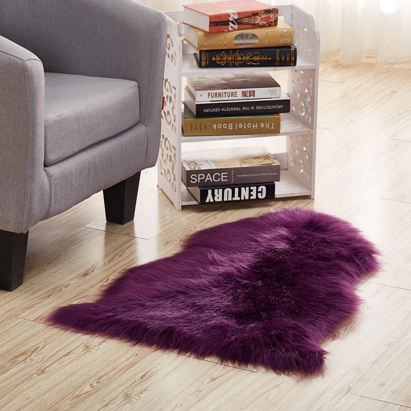 Imitation Sheepskin Shaggy Wool Rug - Nordic Side - feed-cl0-over-80-dollars