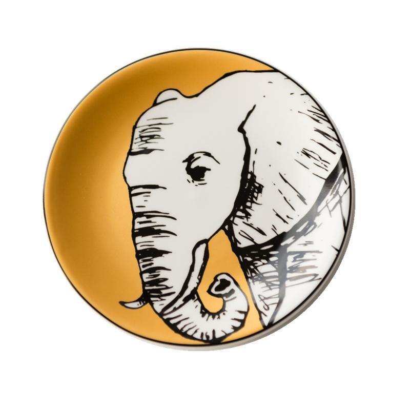 6-inch Golden Animal Plates - Nordic Side - 
