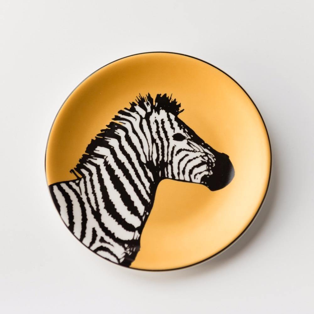 6-inch Golden Animal Plates - Nordic Side - 