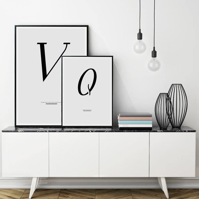 Letter Inspirational Art - Nordic Side - 