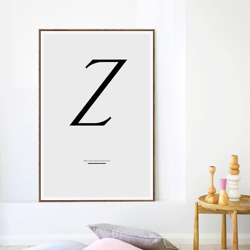 Letter Inspirational Art - Nordic Side - 