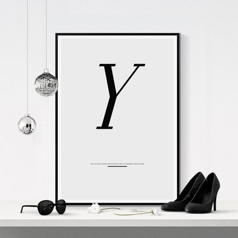 Letter Inspirational Art - Nordic Side - 