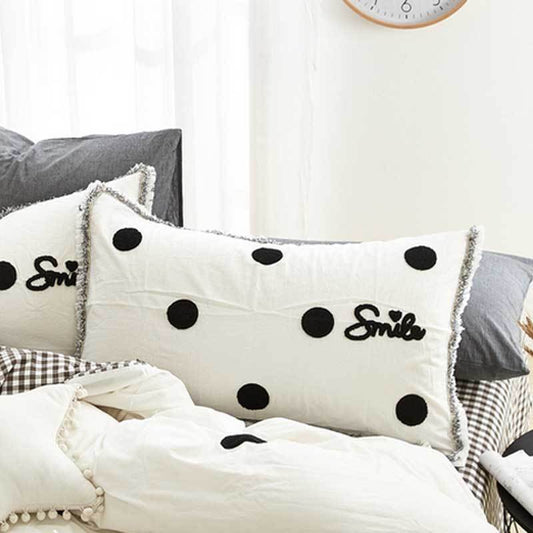 Smile Dot Pillow Case - Nordic Side - 