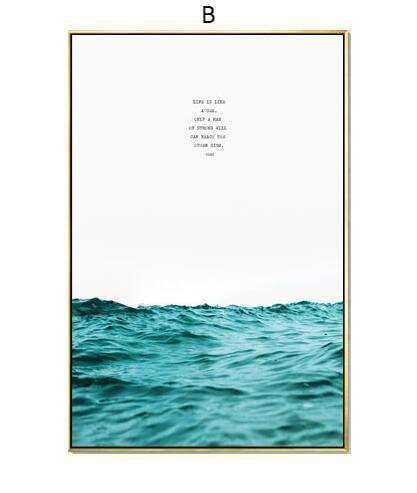 Blue For Summer Wall Art - Nordic Side - 