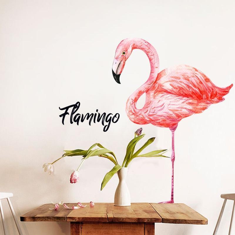 Flamingo Wall Sticker - Nordic Side - 