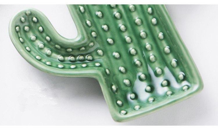 Cactus Ceramic Plate - Nordic Side - 