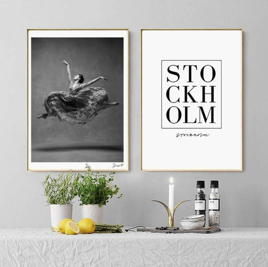 Ballet Wall Art - Nordic Side - 