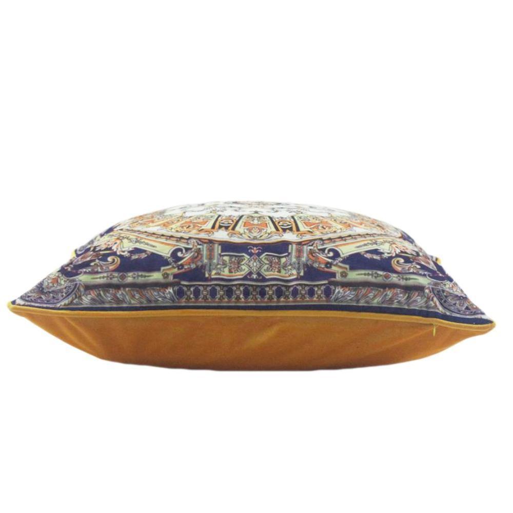 Blue Mandala Soft Cushion Cover - Nordic Side - 