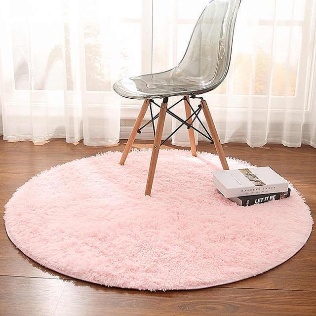 Round Fluffy Rug - Nordic Side - 12-07, feed-cl0-over-80-dollars