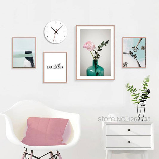 Summer Coconut Blue Wall Art - Nordic Side - 