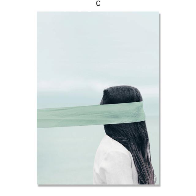 Summer Coconut Blue Wall Art - Nordic Side - 