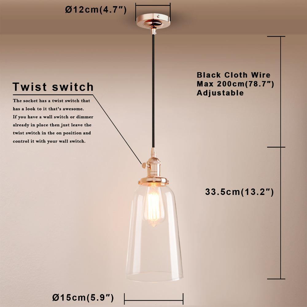 Vintage Loft Glass Light - Nordic Side - 