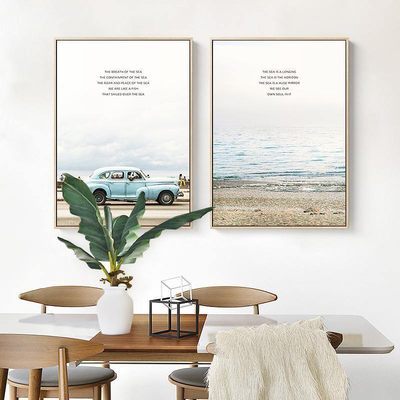 Mediterranean Sea Wall Art - Nordic Side - 