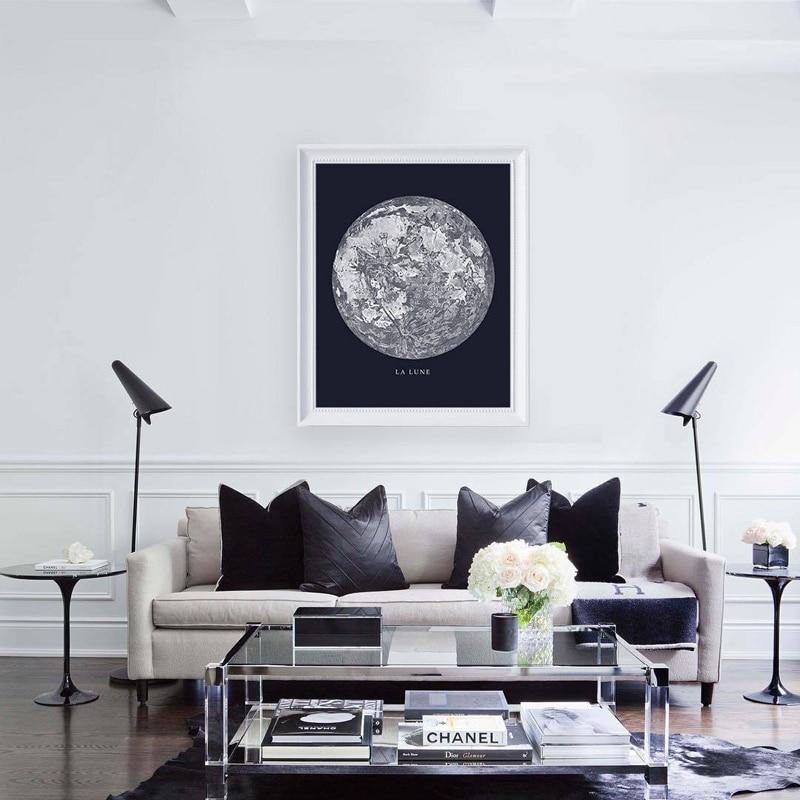 Close-Up Moon Wall Art - Nordic Side - 