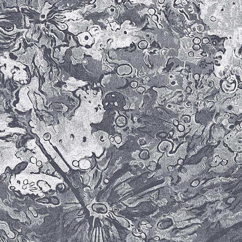 Close-Up Moon Wall Art - Nordic Side - 