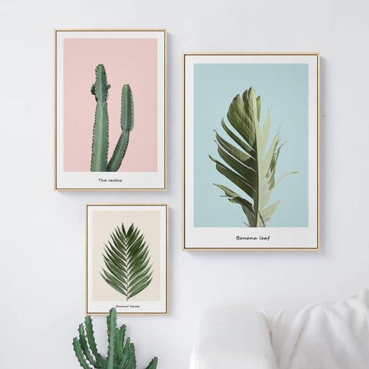 Tropical Pastel Wall Arts - Nordic Side - 