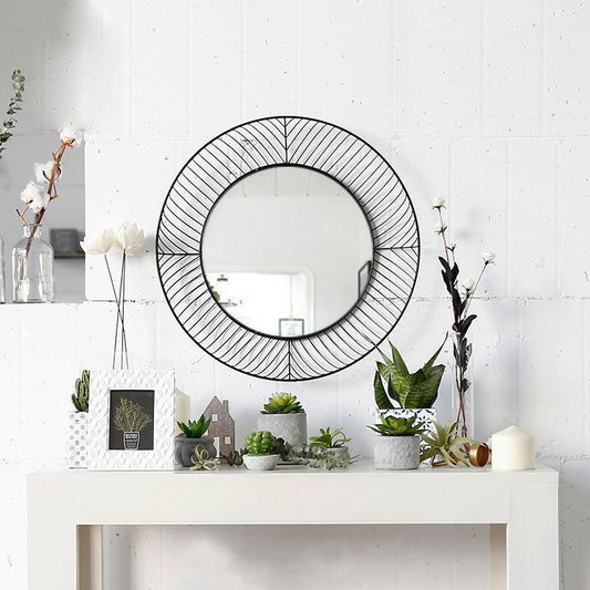 Nicolina - Round Iron Frame Mirror - Nordic Side - 07-08, bathroom-collection, feed-cl0-over-80-dollars