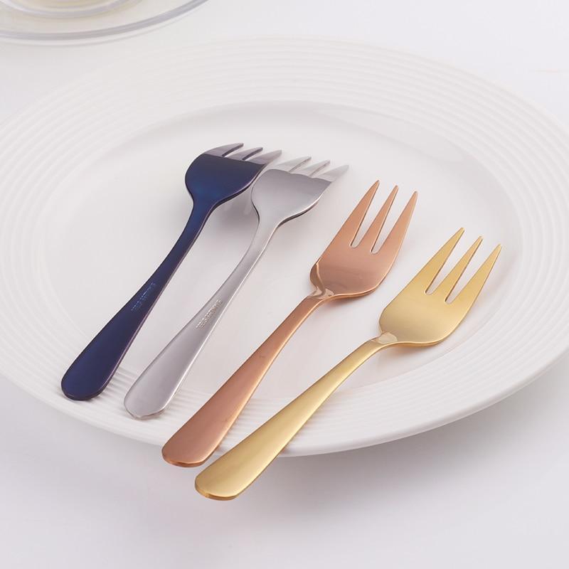 Metal Dessert Fork - Nordic Side - 