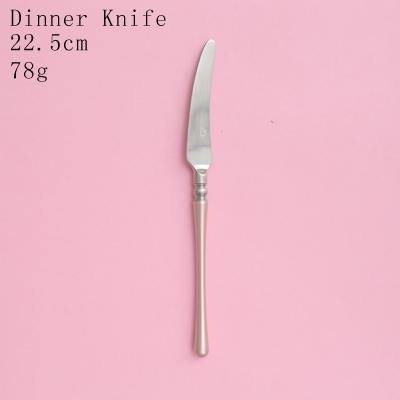 1 Pc Pink & Silver Cutlery - Nordic Side - 