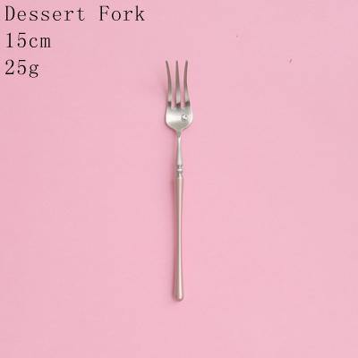 1 Pc Pink & Silver Cutlery - Nordic Side - 