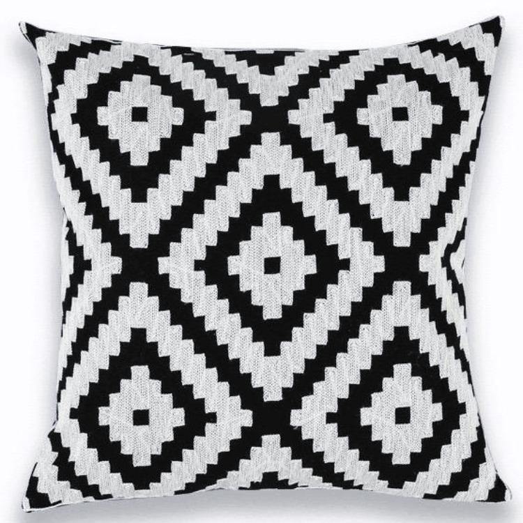 Navy Classic Embroidery Cushions - Nordic Side - 