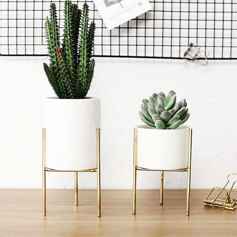 Ceramic Mini Pots (1Set) - Nordic Side - 