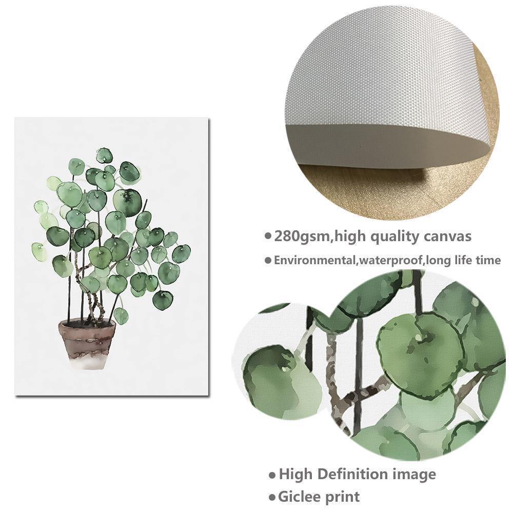 Watercolour greens - Nordic Side - 