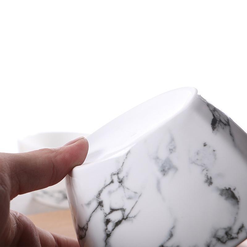 Marble Bowl & Spoon - Nordic Side - 