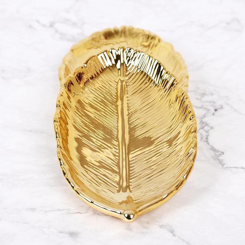 Antique Gold Leaf Tray Organiser - Nordic Side - 