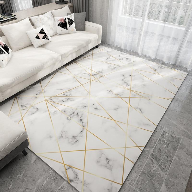 Large Geometric Marble Pattern Rug - Nordic Side - 12-10, feed-cl0-over-80-dollars
