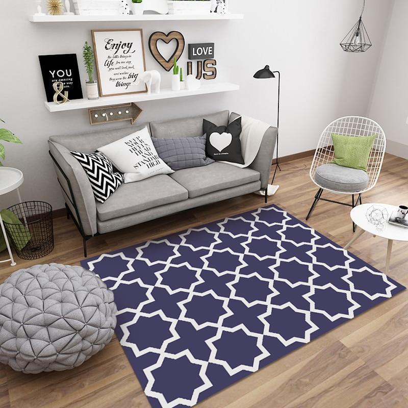 Large Geometric Marble Pattern Rug - Nordic Side - 12-10, feed-cl0-over-80-dollars