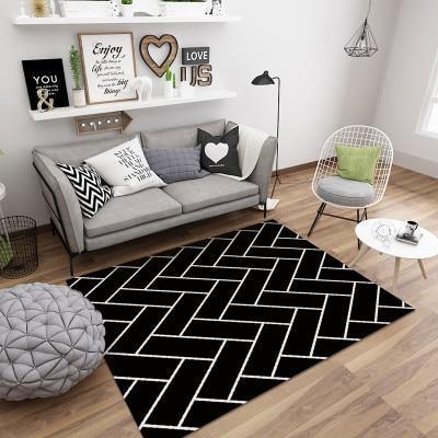 Large Geometric Marble Pattern Rug - Nordic Side - 12-10, feed-cl0-over-80-dollars