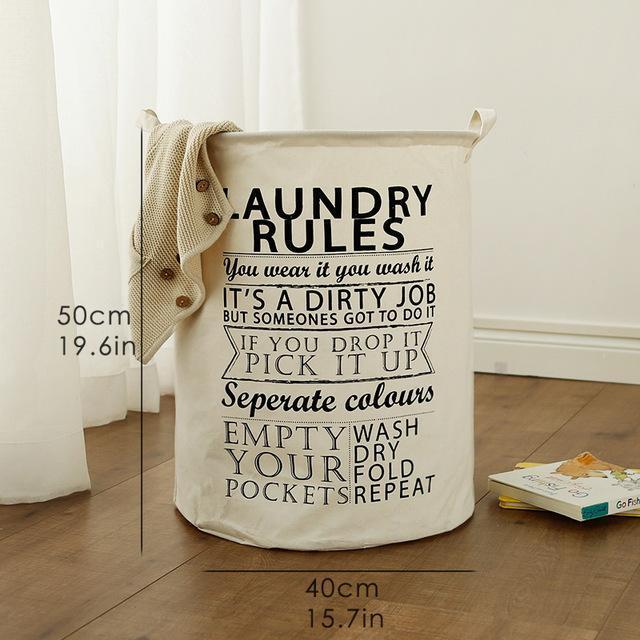Bosley - Foldable Laundry Hamper - Nordic Side - 05-09