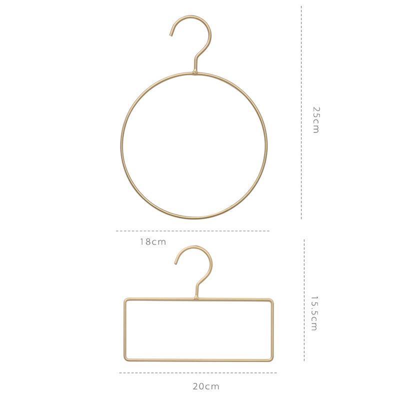 Geometric Gold Iron Wall Hook - Nordic Side - 