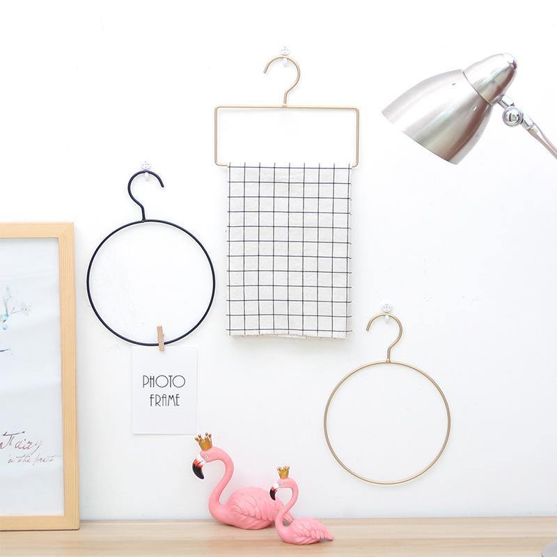 Geometric Gold Iron Wall Hook - Nordic Side - 