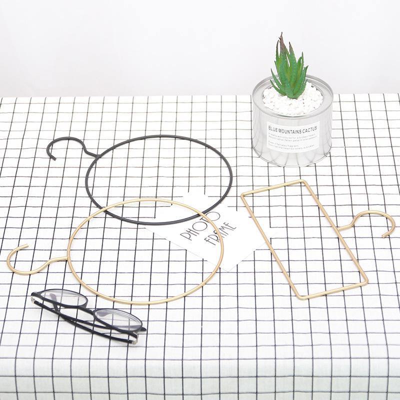 Geometric Gold Iron Wall Hook - Nordic Side - 