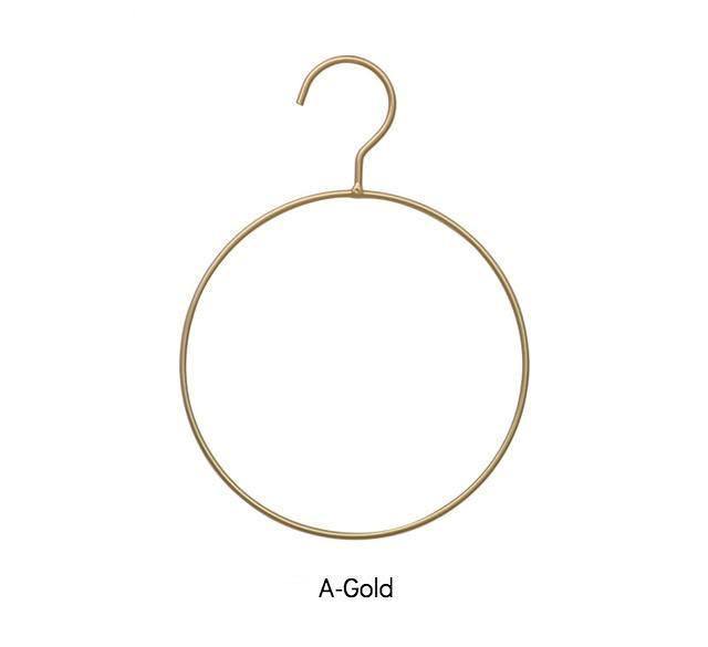 Geometric Gold Iron Wall Hook - Nordic Side - 