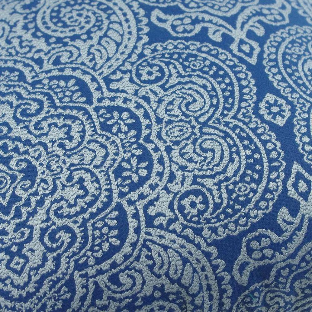 Classic Patterned Blue Cushion Cover - Nordic Side - 