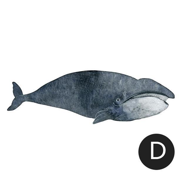 Dolphine Watercolour Wall Sticker - Nordic Side - 