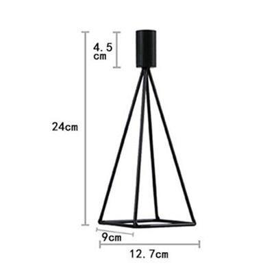 Simple Metal Retro Table Candleholder - Nordic Side - 