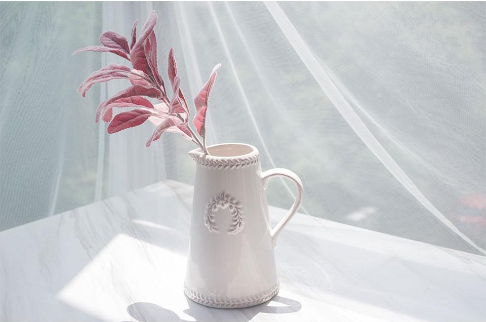 Flocked Lamb Ear Leaf - Nordic Side - 